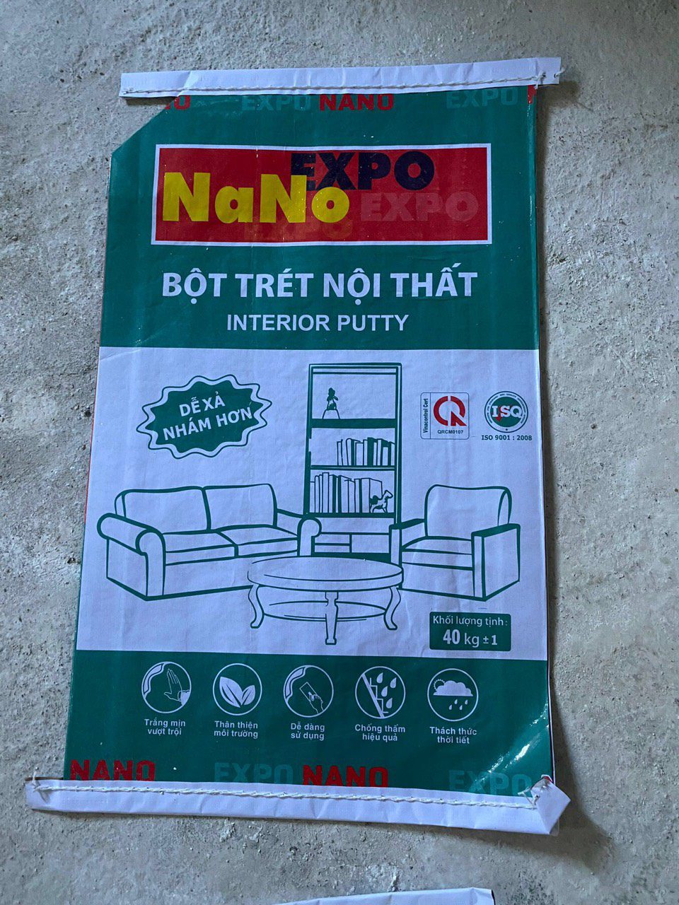Bột Nội Thất Nano Expo – 40kg