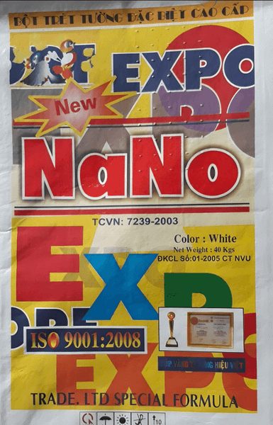Bột nội ngoại thất Nano Expo – 40kg